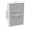 Azar Displays Two-Sided Acrylic Sign Holder W/ Pegboard Grippers 5.5" x 8.5", PK10 103326 - alternate 2